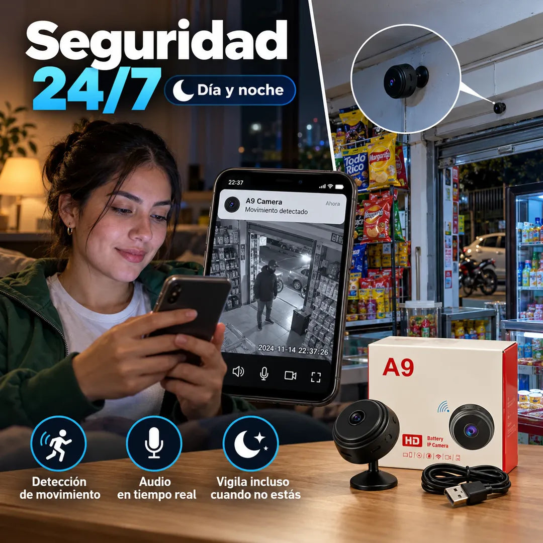 Alerta de movimiento en el celular de noche: seguridad 24/7