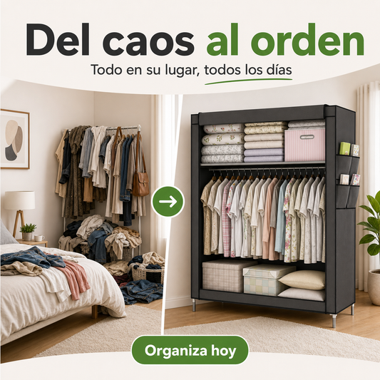 Closet Organizador Desarmable 4 Estantes
