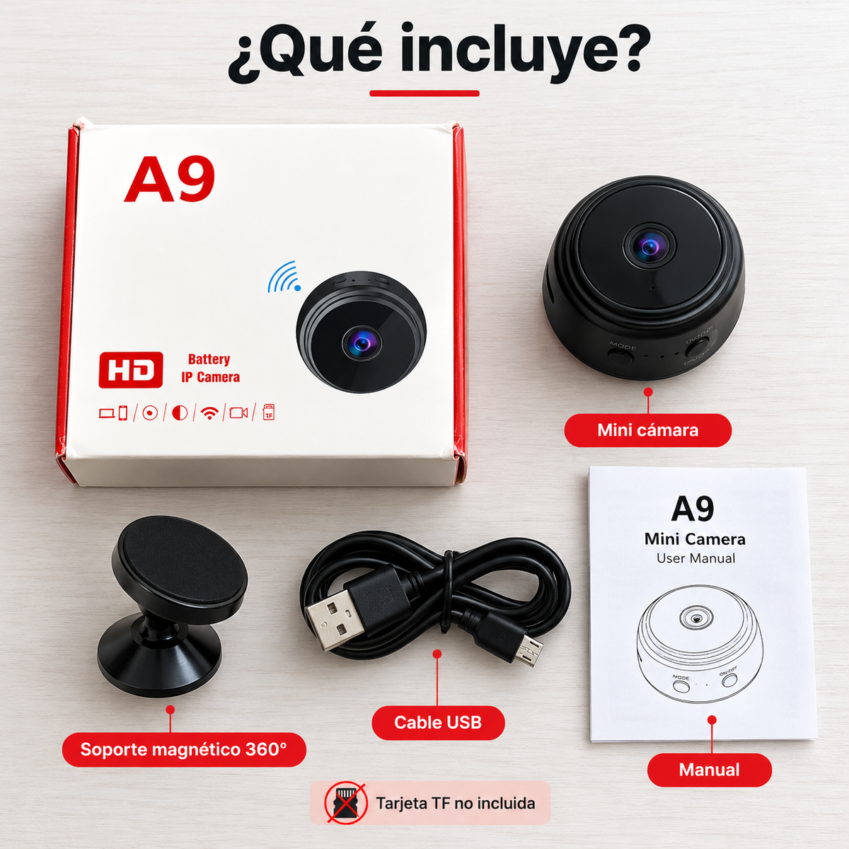Mini camara de seguridad A9