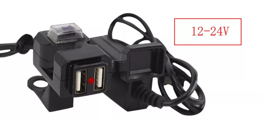 INCREIBLE CARGADOR DE MANILLAR DE MOTOCICLETA USB