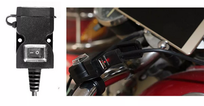 INCREIBLE CARGADOR DE MANILLAR DE MOTOCICLETA USB