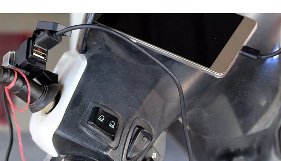 INCREIBLE CARGADOR DE MANILLAR DE MOTOCICLETA USB