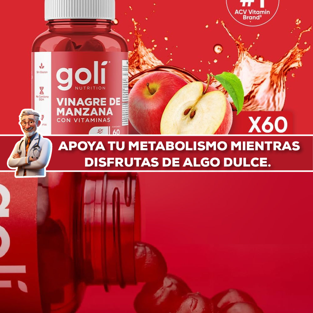 Gomas Goli™ Vinagre de Manzana