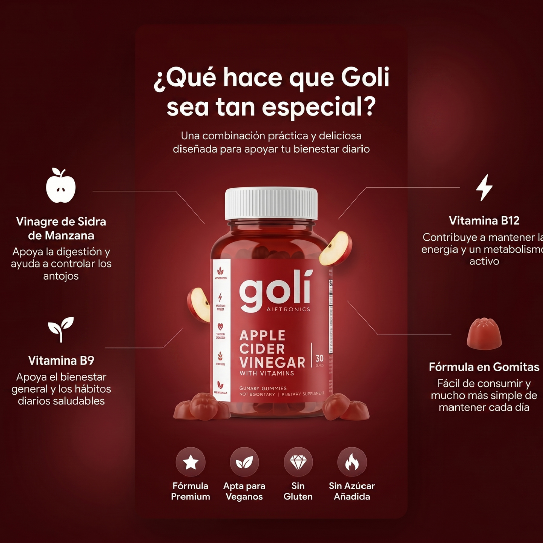 Gomas Goli™ Vinagre de Manzana