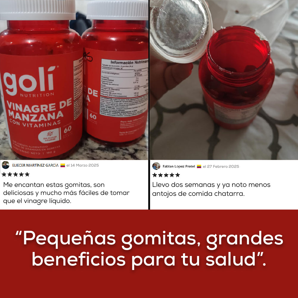 Gomas Goli™ Vinagre de Manzana