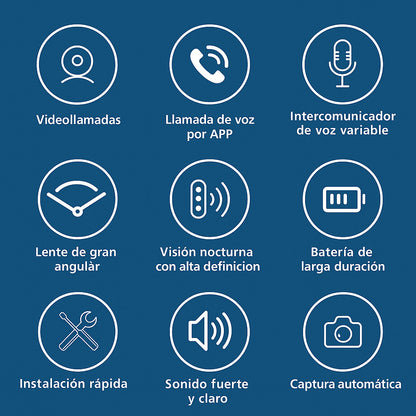 🎄TIMBRE DE VIDEO INTELIGENTE: SEGURIDAD PARA TU HOGAR ESTA NAVIDAD🎁