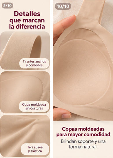 Copas moldeadas y tirantes anchos
